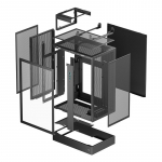 Kompiuterio Korpusas - DEEPCOOL CH170 PLUS Micro ATX Mini-ITX Tower USB 3.2 Type-C Juodas