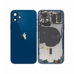 Galinis dangtelis iPhone 12 Blue su NFC ir įkrovimo &scaron;leifu, mikrofonu originalus (used Grade B)