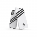 Adidas OR Booklet Case PU, skirtas iPhone 12 / 12 Pro 6.1' - balta ir juoda