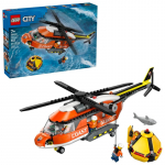 Statybų rinkinys - LEGO CITY 60503 Pakrančių apsaugos sraigtasparnis (Lego, 551 dalis, 4 mini figūrėlės)