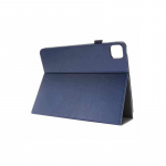Dėklas Folding Leather Samsung X210 / X215 / X216 Tab A9 Plus 11.0 tamsiai mėlynas