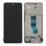 Ekranas Xiaomi Poco M7 Pro 5G su lietimui jautriu stikliuku ir rėmeliu Green originalus (service pack)