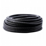Gofruotas PVC vamzdis Pawbol 10mm (100m ritė) (juodas)