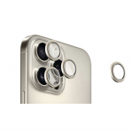 &bdquo;Evelatus Apple iPhone 16 Pro / 16 Pro Max&ldquo; kameros objektyvo apsauga, natūralaus titano spalvos, &bdquo;Armor&ldquo;