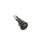 Įmontuojamas jungiklis GTV AE-WLC01-20 (juodas, 12V)