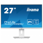 68,5 cm / 27 col. (2560 x 1440) &bdquo;Iiyama XUB2792QSU-W5&ldquo; 27 W LCD verslo klasės WQHD 5 ms HDMI DP 2x USB IPS garsiakalbis