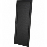 Komutacinės spintos metalinės durys WM1-609B (600 mm, 9U, su spyna, juodos)