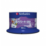 Verbatim DVD+R DL 8.5 GB 8x Cake Box 50 (43703)