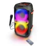 Esperanza EP156 BT FM LED RGB KARAOKE kolonėlė, juoda, 20W