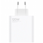 Telefono įkroviklis Xiaomi USB, USB, balta, 120 W