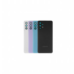 Galinis dangtelis skirtas Samsung A325 A32 4G / Awesome Black / (su kameros stikliuku) HQ