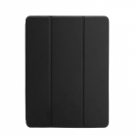&bdquo;Connect&ldquo; plan&scaron;etinio kompiuterio dėklas &bdquo;iPad 10.2&ldquo; su imitaciniu mikropluo&scaron;to vidumi, juodas