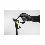 Lazdos - LEKI Guide 2 Aluminis 150cm 271g Juoda-Neonas-Antracitas