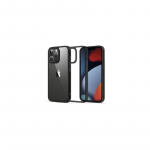 Ugreen Apple iPhone 13 Pro Fusion dėklas, kietas, su gelio rėmeliu, skaidrus, juodas