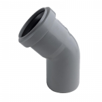 Vidaus kanalizacijos alkūnė HTplus, &Oslash; 40 mm, 45&deg;
