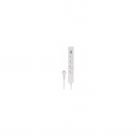 SAVIO Power strip 4 sockets and 3 x USB-A 1 5m white LZ-12