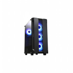 Chieftec GS-01B-OP tower case (black tempered glass side panel)