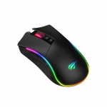 Žaidimų Pelė - Havit MS1001S V2, 7 Mygtukai, 4800 DPI, USB, Juoda / Pilka
