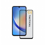 Taktinis &bdquo;Samsung Galaxy A34 5G&ldquo; stiklo skydelis 5D, visi&scaron;kai klijuojamas, juodas