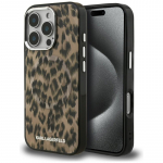 &bdquo;Karl Lagerfeld IML&ldquo; leopardo ra&scaron;to &bdquo;MagSafe&ldquo; dėklas, skirtas &bdquo;iPhone 16 Pro Max&ldquo; &ndash; rudas