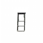 SIM kortelės laikiklis Samsung A505 A50 2019 Prism Crush Black originalus (service pack)
