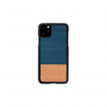 MAN&WOOD i&scaron;maniojo telefono dėklas iPhone 11 Pro Max džinsinis juodas