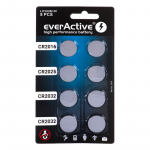 8 ličio baterijų rinkinys &bdquo;everActive&ldquo;: 4 x CR2032, 2 x CR2025, 2 x CR2016
