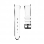 &bdquo;Connect&ldquo; 20 mm silikoninis odinis laikrodžio dirželis (130 mm M / L), baltas