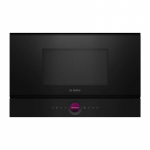 &bdquo;Bosch Serie 8 BFL7221B1&ldquo; mikrobangų krosnelė, įmontuojama, solo, 21 l, 900 W, juoda