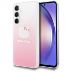 Hello Kitty IML Gradient Electrop Kitty Head dėklas, skirtas Samsung Galaxy A55 - rožinis