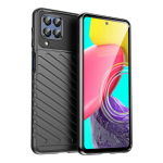Thunder Case lankstus &scaron;arvuotas dangtelis Samsung Galaxy M53 5G juodas