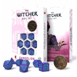 The Witcher Dandelion Kauliukų Rinkinys Violetinės Ir Turkio Spalvos