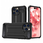 Hybrid Armor iPhone 16 Pro Max dėklas &ndash; juodas