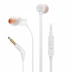 JBL T110 laidinės į ausis įdedamos ausinės, mini lizdas 3,5 mm &ndash; baltas