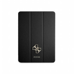 Guess Saffiano Collection dėklas, skirtas iPad 12.9' 2021 knygos vir&scaron;elis &ndash; juodas
