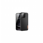 Dux Ducis Apple Phone 13 Pro Fino dėklas, padengtas nailonu, juodas