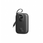 I&scaron;orinė baterija Joyroom 'JR-PBF17' juodas 10000mAh 22.5W (PD / QC3.0) + integruotas Type-C laidas