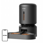 Petlibro Granary maisto dozatorius su dvigubu dubeniu, Wifi, 5 l (juodas)