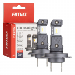 LED automobilių lemputės HYBRID serijos H7 H18 6000K Canbus 60W AMIO-04115