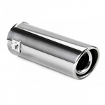 Końc&oacute;wka tłumika wydechu stal nierdzewna MT 002 chrom AMIO-01302