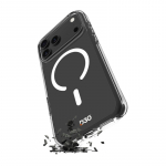 &bdquo;Puro Impact Clear D3O TPU+PC&ldquo; dėklas, suderinamas su &bdquo;MagSafe&ldquo;, skirtas &bdquo;iPhone 17 Pro Max&ldquo; &ndash; permatomas