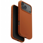 &bdquo;Uniq Lino&ldquo; dėklas, skirtas &bdquo;iPhone 17 Pro Max&ldquo; su &bdquo;Magclick&ldquo; įkrovimu &ndash; oranžinis