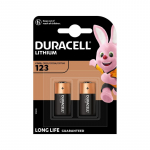 Baterija - Duracell CR123 Ličio 3V 2-vnt.