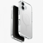 &bdquo;Uniq Clario Magclick&ldquo; įkrovimo dėklas, skirtas &bdquo;iPhone 17&ldquo; &ndash; permatomas