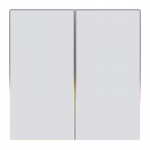 &bdquo;ZigBee Avatto TS60-EU-W2&ldquo; jutiklinis &scaron;viesos jungiklis, dvigubas TUYA (baltas).