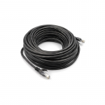 Tinklo Kabelis - Cat5E UTP Patching Laidas 15m Auksu Padengti Jungtys Juodas