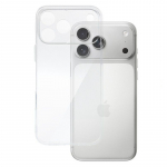 &bdquo;iLike Apple iPhone 17 PRO MAX&ldquo; galinis dėklas, 2 mm, tobulai skaidrus.