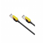 Kabelis Cat7 S / STP, 1m, juodas