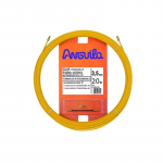 Kabelio pratraukėjas (20m, 3.5mm, geltonas, stiklo audinys)
