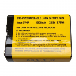 Baterija - Nitecore HLB1500 1500mAh USB-C Įkraunama Juoda